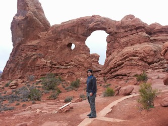 Hunky Hubs in front of the Turret Arch